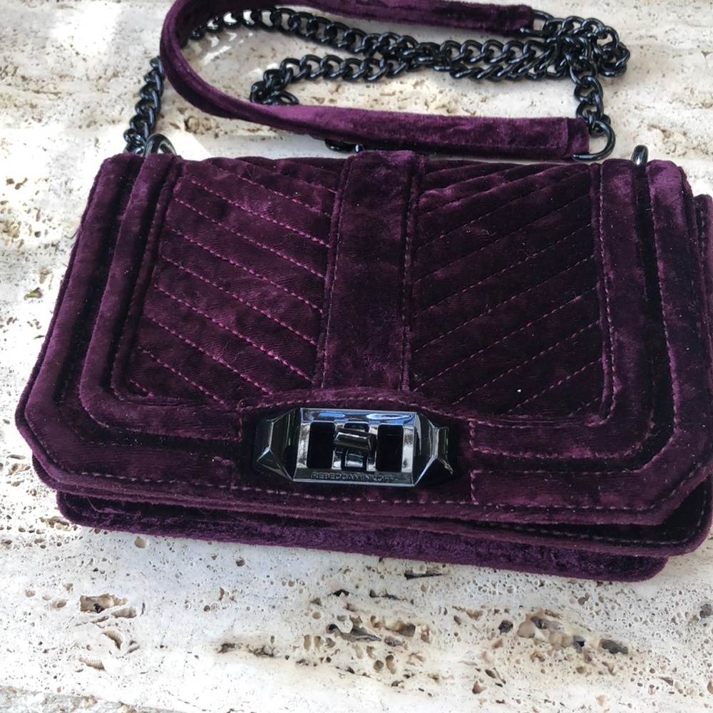 Rebecca Minkoff Velvet Mini love bag